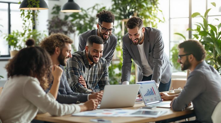 Профессиональный рост и карьера в Великобритании - Визуальный концепт